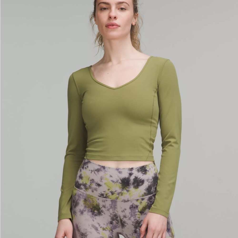 Lululemon Athletica Align Long Sleeve Shirt - Bronze Green